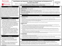 Social Workers and Interpreters Training: Analysis of Curricular Needs and Proposal 